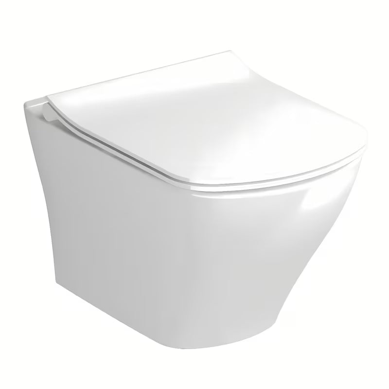 Balta itin plona KLOZETO dangtis Ravak Classic Slim su softclose sistema