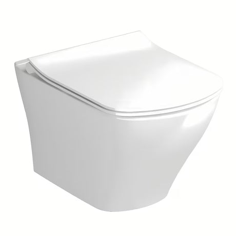 Balta itin plona KLOZETO dangtis Ravak Classic Slim su softclose sistema