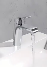 Stovintis praustuvo maišytuvas Ravak Flat blizgaus chromo be praustuvo dugno vožtuvas