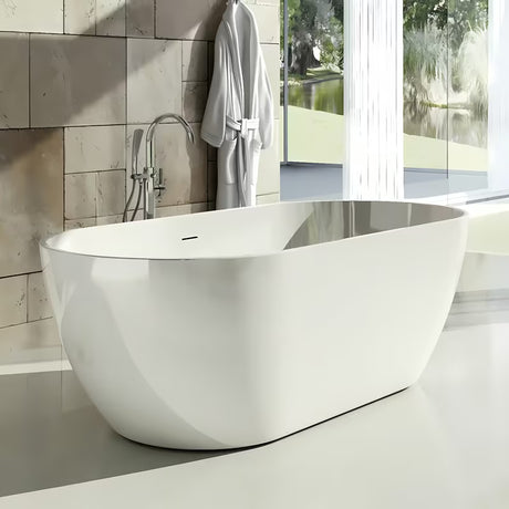 Laisvai pastatomas akrilinė vonia Ravak Freedom O baltos spalvos, 169 x 80 cm