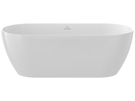 Laisvai pastatomas akrilinė vonia Ravak Freedom O Tec 170 x 77 cm, balta, su chromuotu nutekėjimo dangteliu.