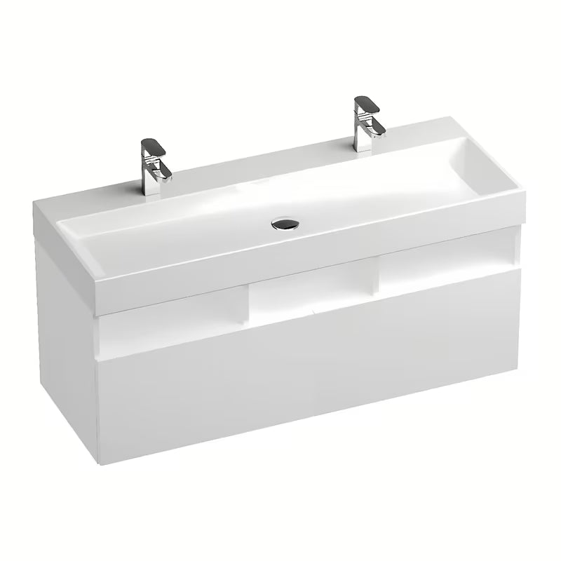 Ravak Natural balta blizgi spintelė po praustuvu SD Natural 120 x 45 x 45 cm