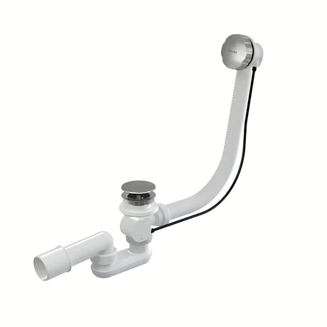 Vonios nutekėjimo komplektas Ravak su persipylimu 570 mm, blizgus chromas
