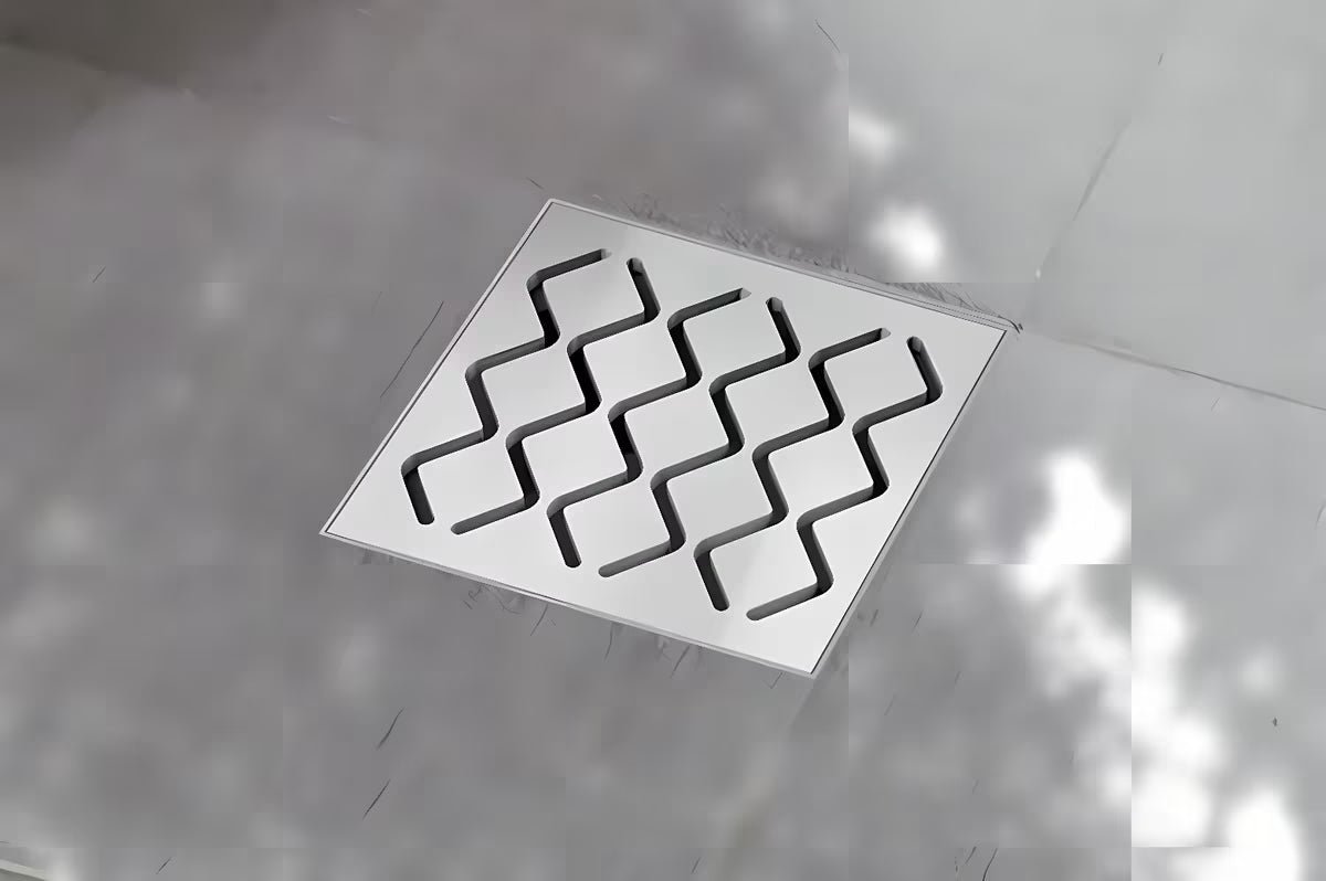 Grindų trapas Ravak SN501 su plastikiniu korpusu ir nerūdijančio plieno grotelėmis, skersmuo 10,5 cm.