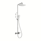 Ravak Termo 300 dušo sistema su termostatiniu maišytuvu ir 25 cm viršutiniu dušu, Chrome dizaino