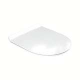 Baltas KLOZETO dangtis Ravak Vita Slim iš duroplasto su softclose sistema pro tylus uždarymas