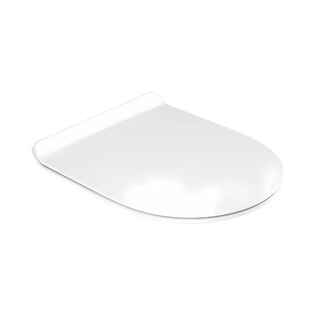 Baltas KLOZETO dangtis Ravak Vita Slim iš duroplasto su softclose sistema pro tylus uždarymas