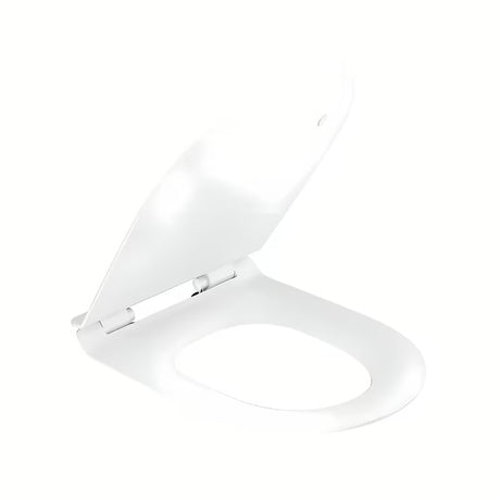Baltas KLOZETO dangtis Ravak Vita Slim iš duroplasto su softclose sistema pro tylus uždarymas