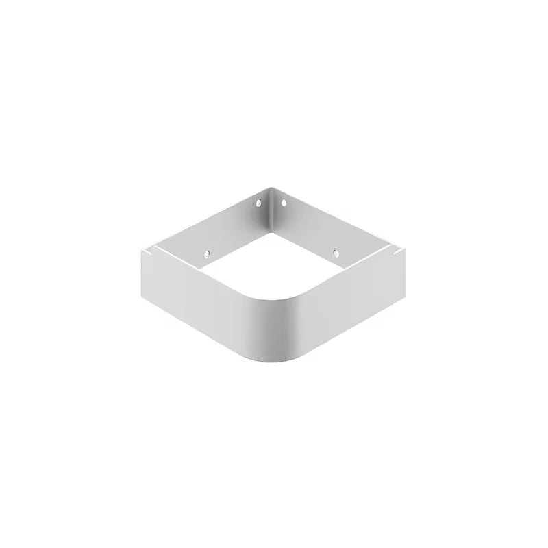 Baltas metalinis laikiklis Ravak Yard pro pakabinimui maži praustuvai Yard 280 C ant sienos.