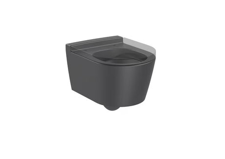 Pakabinamas KLOZETAS Roca Inspira matinės onikso spalvos, berėmio Rimless tipo, su paslėptu tvirtinimu.