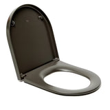 KLOZETO dangtis Roca Inspira onikso spalvos, su softclose technologija ir nuimama EasyLock sistema.