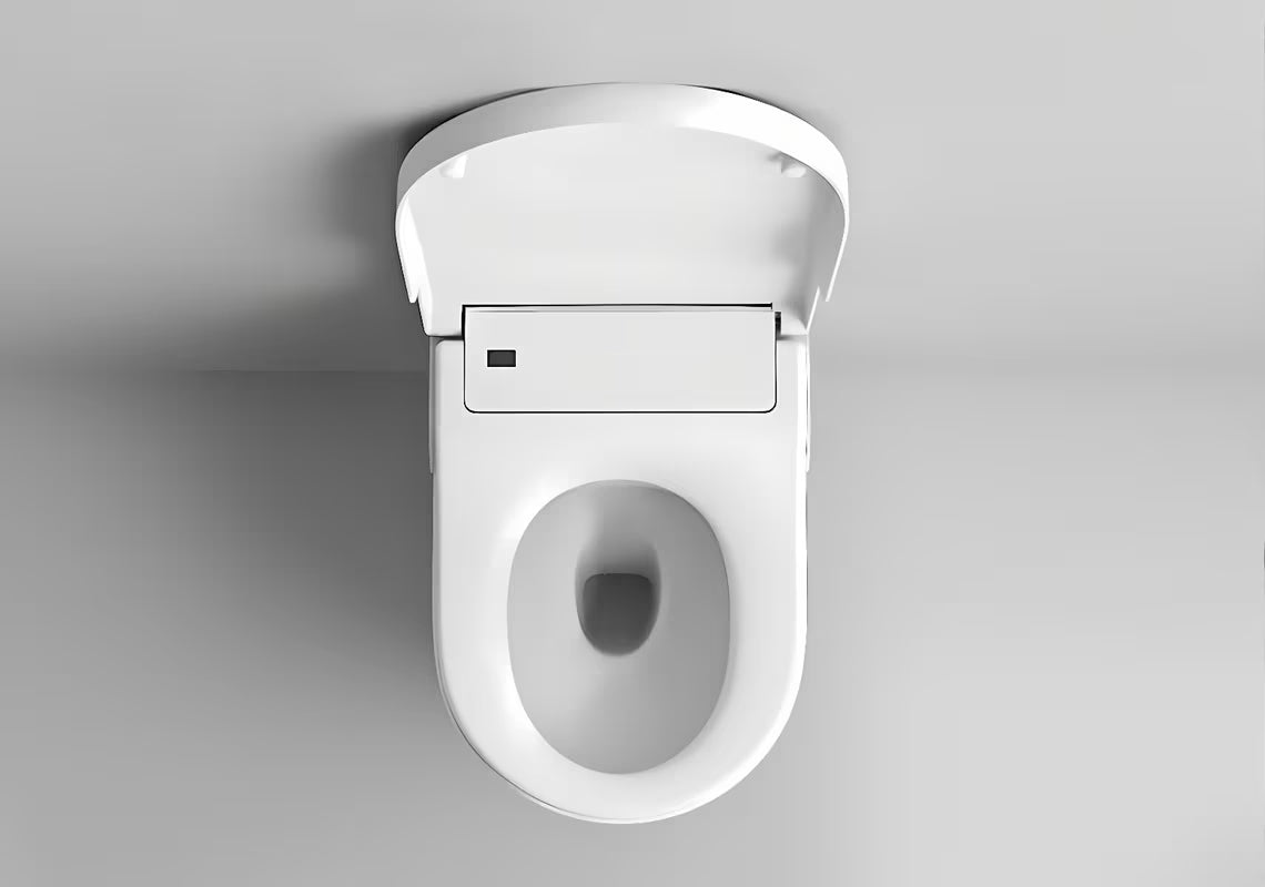 Pakabinamas KLOZETAS Roca Inspira In-Wash su integruota bidė funkcija, baltos spalvos, Rimless.