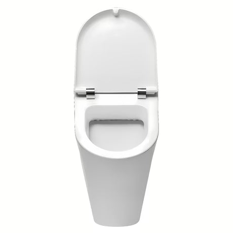 Baltas buitinės paskirties pisuaras Roca Nexo su dangčiu softclose pro tylus ir lėtas uždarymas, softclose.