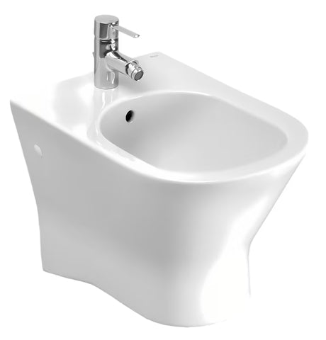 Baltas pakabinamas bidė Roca Nexo pro moderniam vonios kambariui