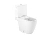Baltas pastatomas WC pastatomas Roca Ona rimless  su vario nuotekų išvadu ir Roca Rimless® technologija.