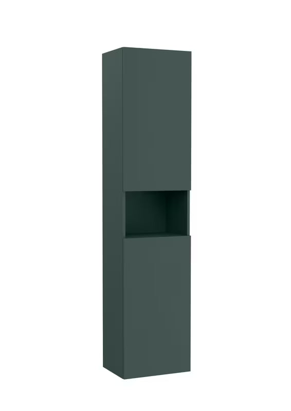 Roca Ona pakabinama aukšta vonios spintelė 40x175x30 cm, žalios matinės spalvos