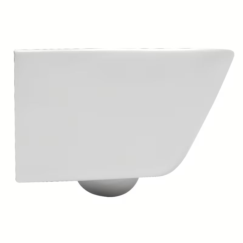 Balti pakabinamas KLOZETAS Roca The Gap su Rimless  ir kampuotu dizainu
