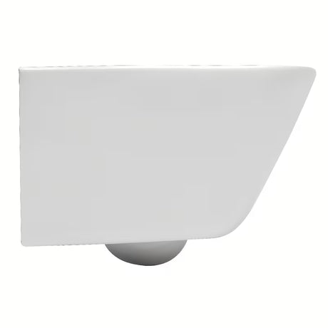 Balti pakabinamas KLOZETAS Roca The Gap su Rimless  ir kampuotu dizainu