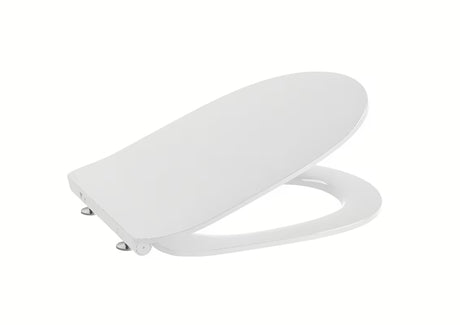 Balta pakabinamas KLOZETAS Roca The Gap Round su sėdyne softclose pro su tylaus uždarymo funkcija