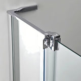 Roth Elegant Neo Line berėmės dušo durys 120 cm blizgaus chromo spalvos su skaidriu stiklu