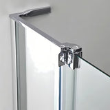 Roth Elegant Neo Line berėmis dušo durys 90 cm blizgaus chromo spalvos su skaidriu stiklu