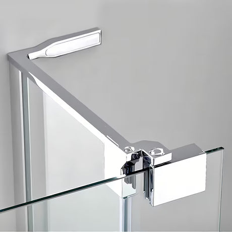 Roth Elegant Neo Line berėmis dušo durys 90 cm blizgaus chromo spalvos su skaidriu stiklu
