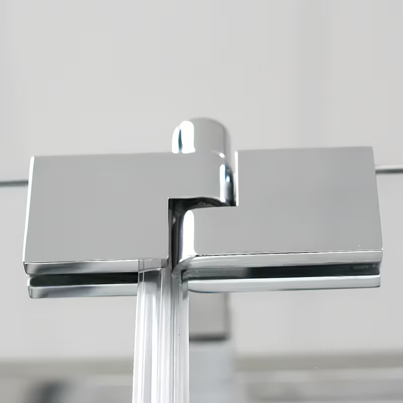Dušo durų šoninė sienelė  Roth Elegant Neo Line 80 cm, juodos matinės apdailos