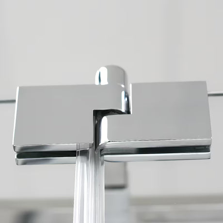 Dušo durų šoninė sienelė  Roth Elegant Neo Line 80 cm, juodos matinės apdailos