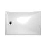 Balta stačiakampis dušo padėklas Roth Marmo Neo Square-R 100x80 cm iš lieto marmuro