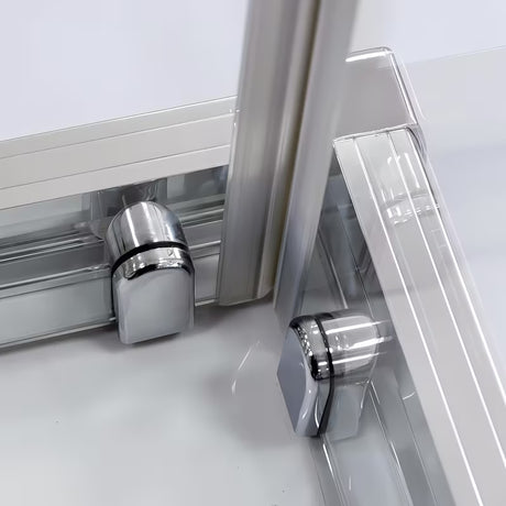 Kairinis slankiojančios dušo durys Roth Proxima Line 90 cm, blizgus chromas, skaidrus stiklas
