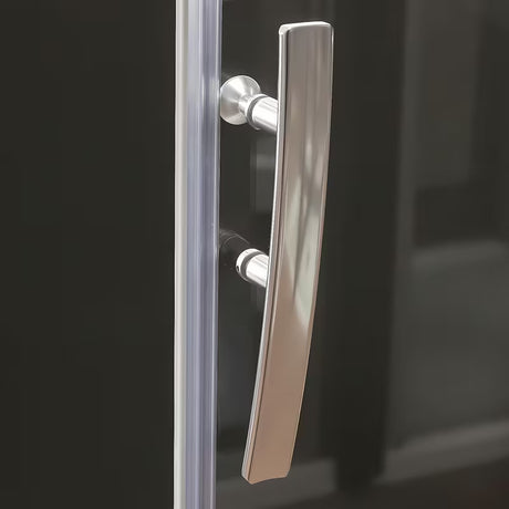 Kairinis slankiojančios dušo durys Roth Proxima Line 90 cm, blizgus chromas, skaidrus stiklas