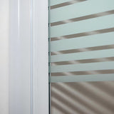 Roth Screen vonios sienelė 130x75 cm su baltu profiliu ir atidarymu iš abiejų pusių