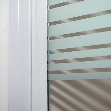 Roth Screen vonios sienelė 130x75 cm su baltu profiliu ir atidarymu iš abiejų pusių