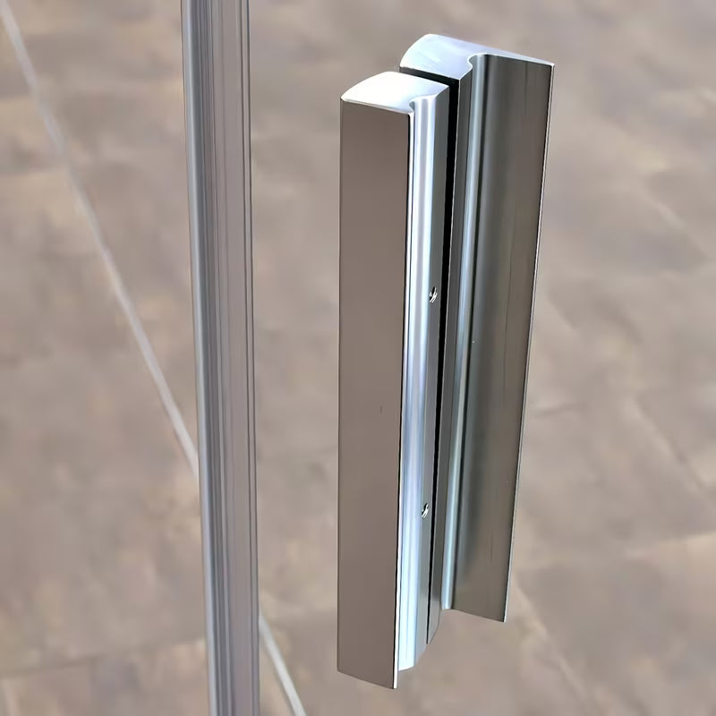 Dušo durys Roth Tower Line 90 cm, blizgus chromas, skaidrus stiklas