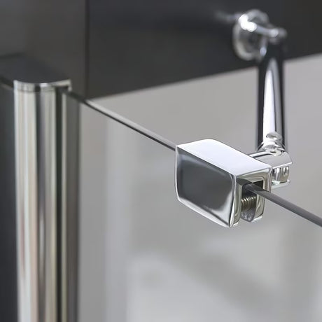 Dušo durų šoninė sienelė  Roth Tower Line 70 cm blizgaus chromo spalvos su skaidriu stiklu