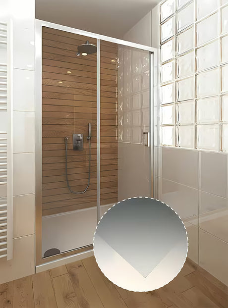 Roth Tower Line dušo durų šoninė sienelė  90 cm, blizgus chromas, skaidrus stiklas
