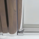 Roth Tower Line dušo durys 90 cm blizgaus chromo spalvos su skaidriu stiklu ir varstomu atidarymu