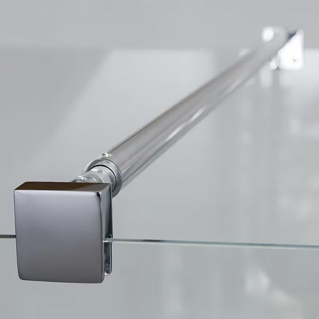 Dušo durų šoninė sienelė  Roth Tower Line 90 cm, blizgus chromas, skaidrus stiklas