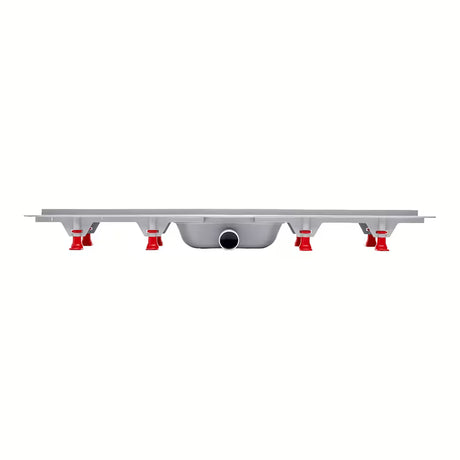 Dušo latakas S-Line Multi 65 cm, blizgios apdailos, su kvadratėlių dekoro grotelėmis