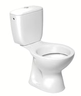 Pastatomas WC kombinuotas klozetas S-Line Pro baltos spalvos, su giliu nuplovimu ir dvigubu nuleidimu 3/6 l