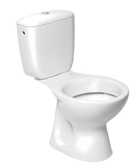 Pastatomas WC kombinuotas klozetas S-Line Pro baltos spalvos, su giliu nuplovimu ir dvigubu nuleidimu 3/6 l