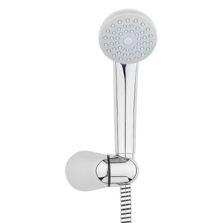 Rankinio dušo Komplektas S-Line, chrome spalvos, su rankiniu dušu, laikikliu ir 1,5 m dušo žarna.