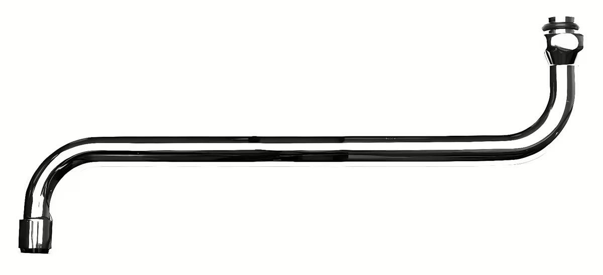 Chromuotas S-Line maišytuvo snapas, ilgis 27 cm
