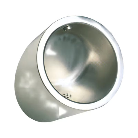 Nerūdijančio plieno pakabinamas pisuaras Sanela Supersteel su jutikliu su paslėptu nuleidimu, matinis.