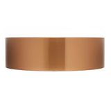 Apvalus pastatomas ant stalviršio praustuvas SAT Aurum 38 cm, šlifuotos rose gold spalvos, plonasieniis