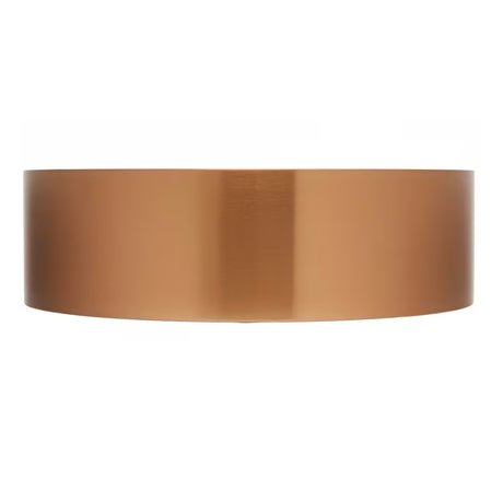 Apvalus pastatomas ant stalviršio praustuvas SAT Aurum 38 cm, šlifuotos rose gold spalvos, plonasieniis