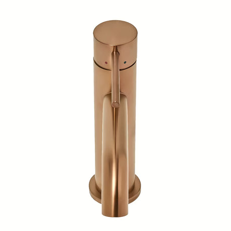 Svirtinis stovintis praustuvo maišytuvas SAT Aurum rose gold brushed be praustuvo dugno vožtuvas apdailos
