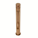 Aukšta svirtinis praustuvo maišytuvas SAT Aurum, paviršius – rose gold brushed, apvalaus dizaino