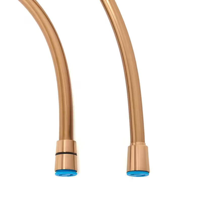 Dušo žarna SAT Aurum 150 cm, šlifuoto rose gold, su anti twist sistema