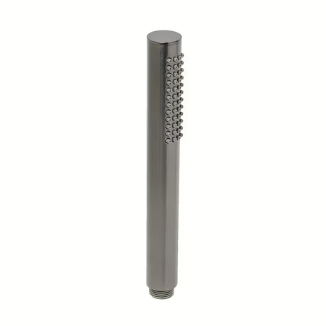 Rankinis dušelis SAT Aurum, šlifuoto gun metal apdailos, apvalaus minimalistinio dizaino.